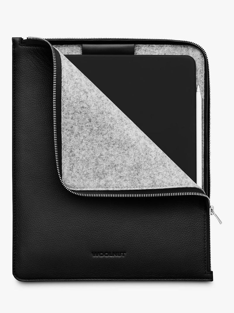 WOOLNUT Leder-Folio für 13-Zoll iPad (britische Marke)