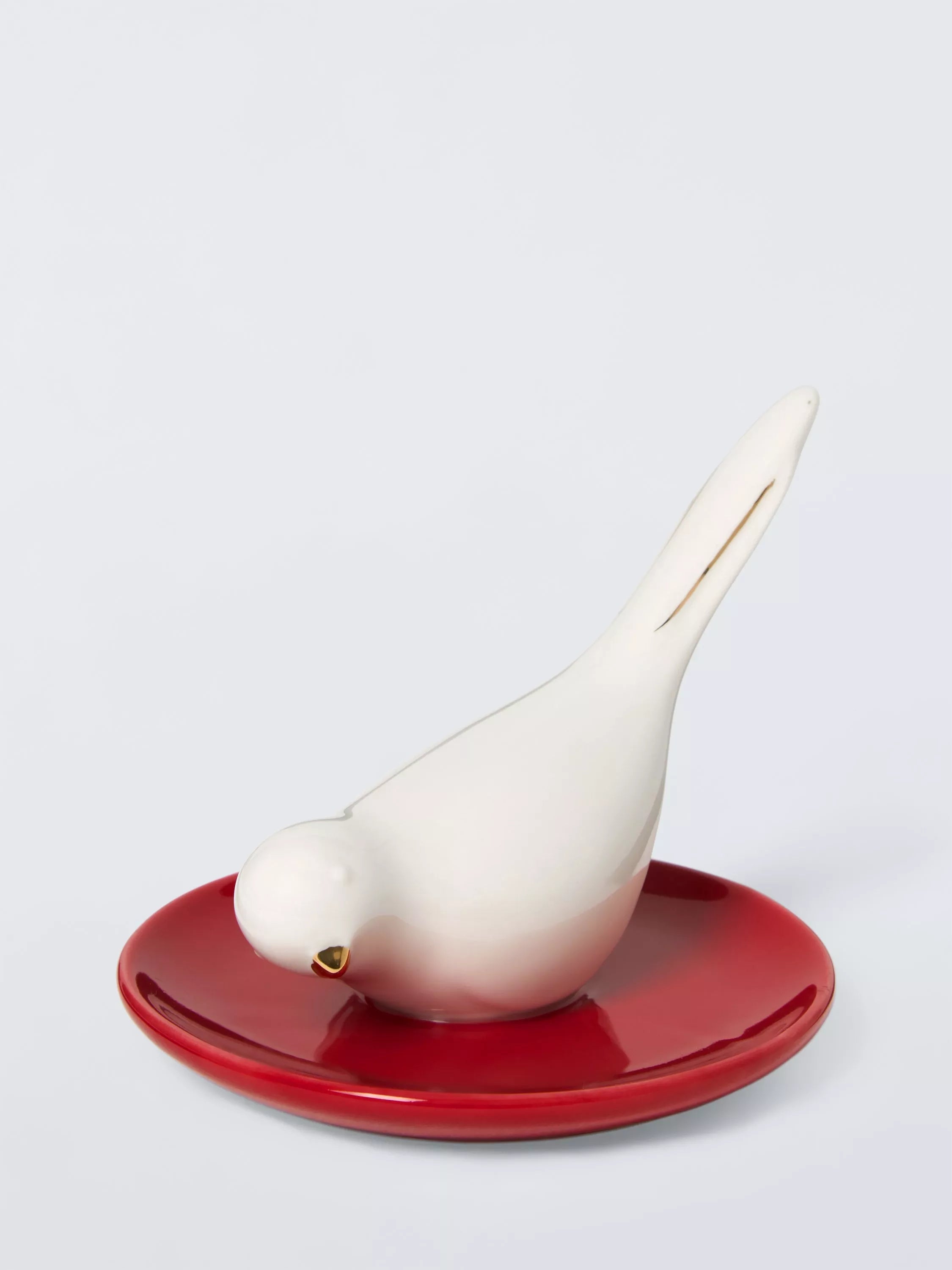 John Lewis bird ring holder red, UK version