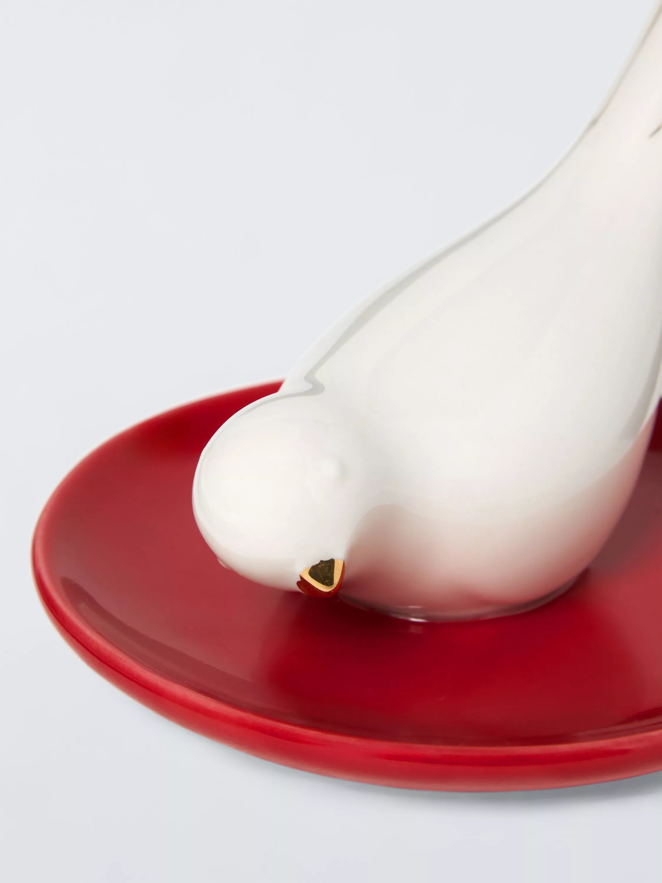 John Lewis bird ring holder red, UK version