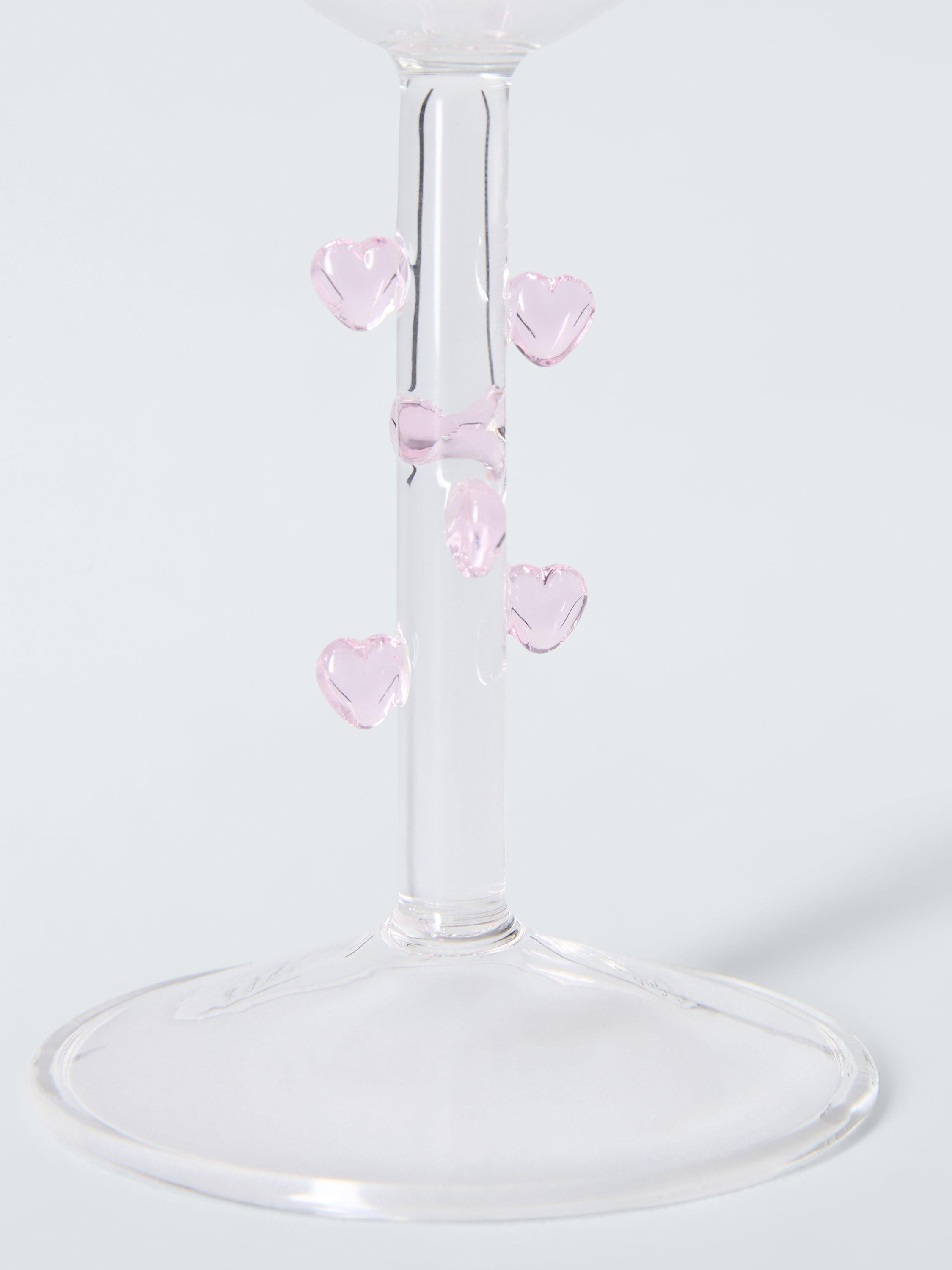 John Lewis champagne coupes set of 2 heart stem, UK version