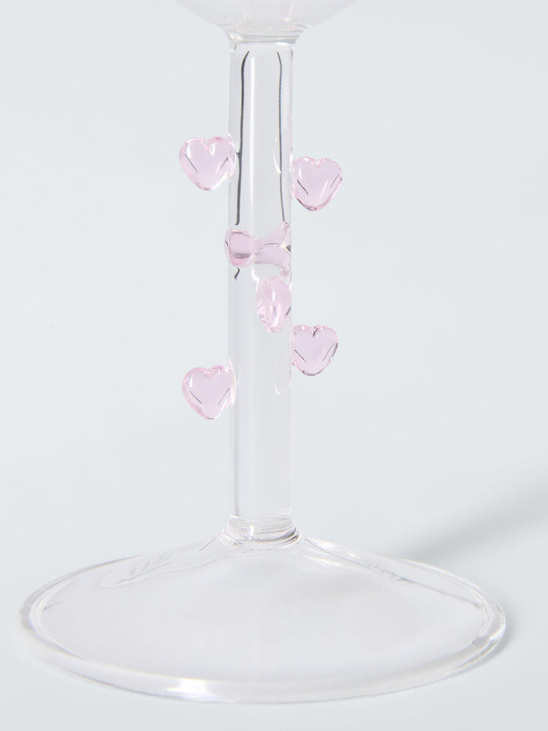 John Lewis champagne coupes set of 2 heart stem, UK version