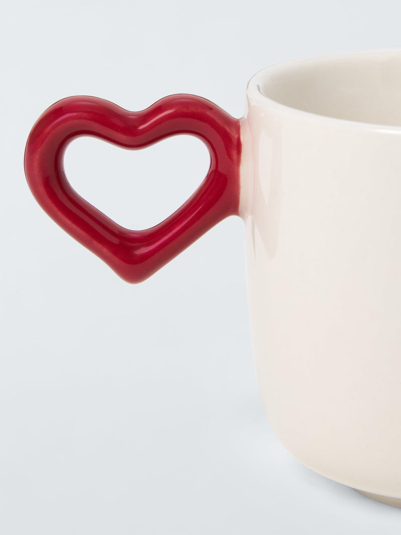 John Lewis heart espresso cup red 100ml (British brand)