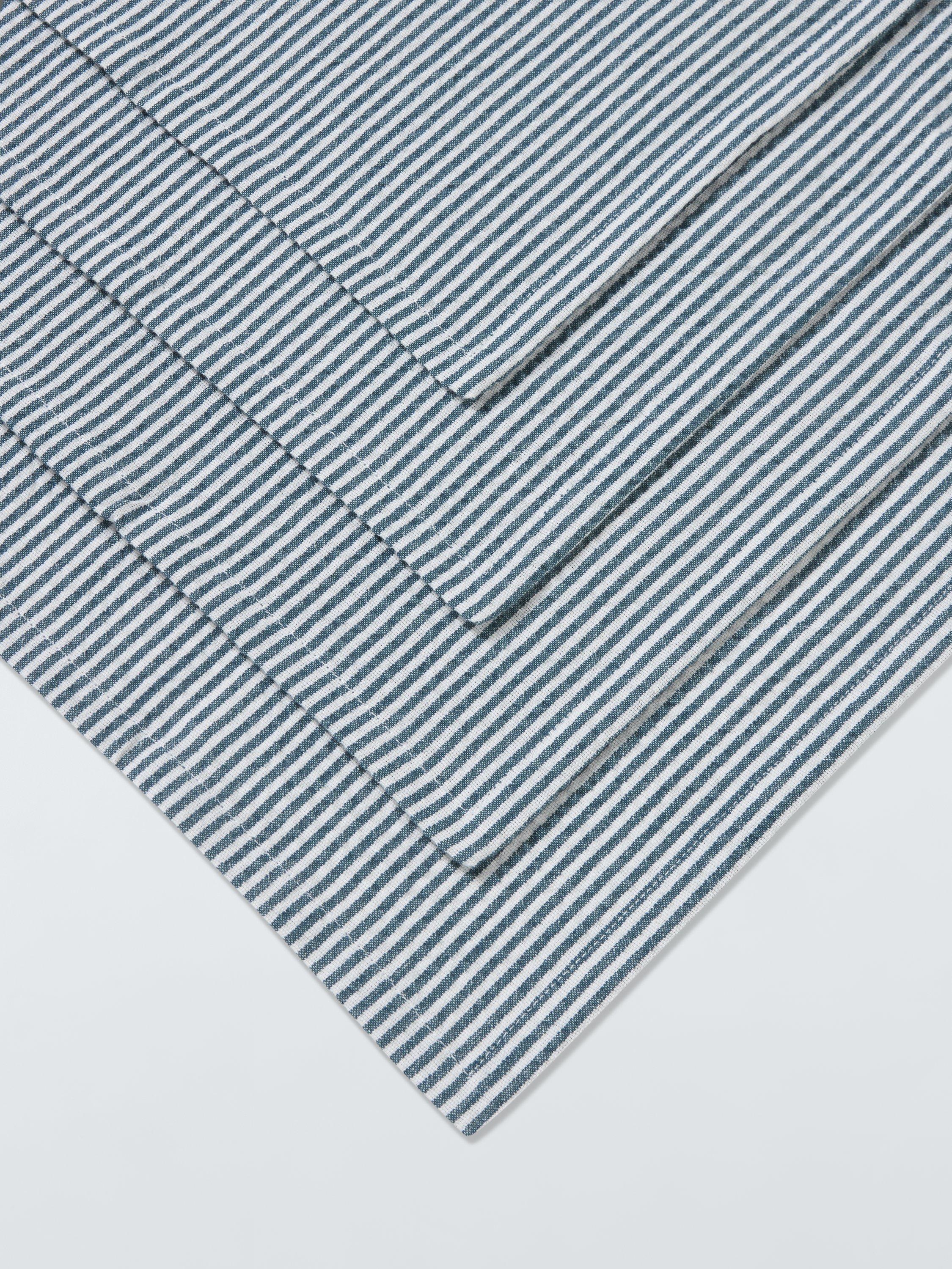 John Lewis Leckford seersucker napkins set of 4 blue, UK version