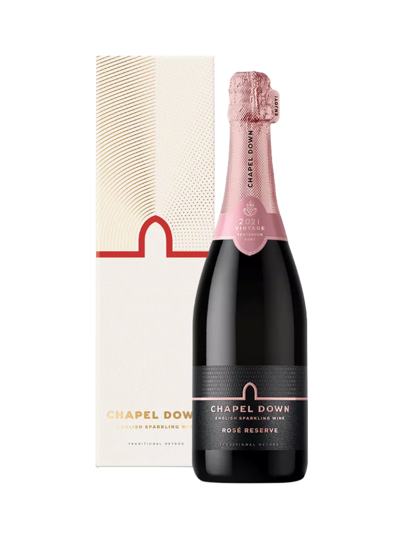 Chapel Down Rosé Reserve 2021 English sparkling wine 75cl - British product