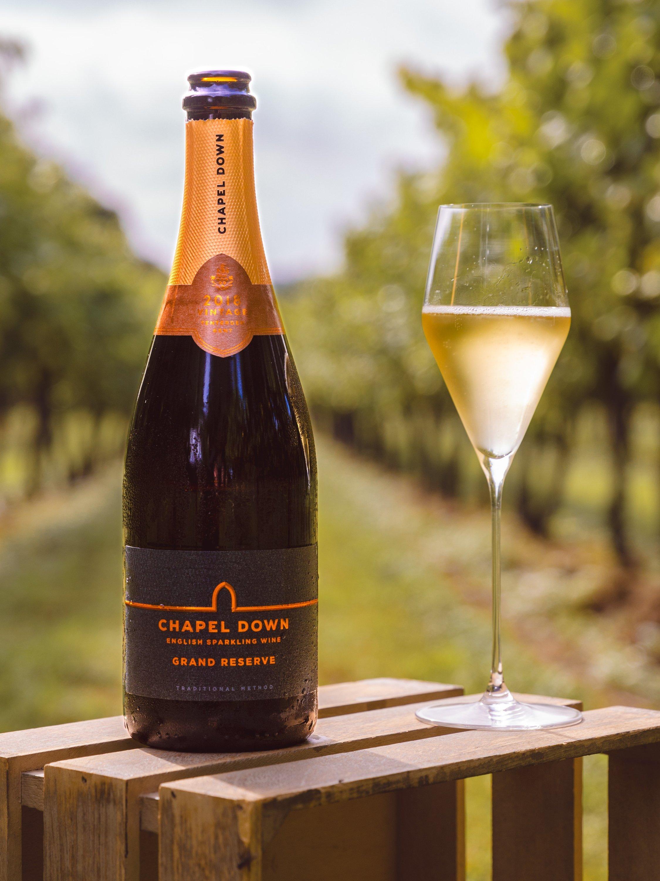 Chapel Down Grand Reserve 2020 sparkling wine 75cl - British product