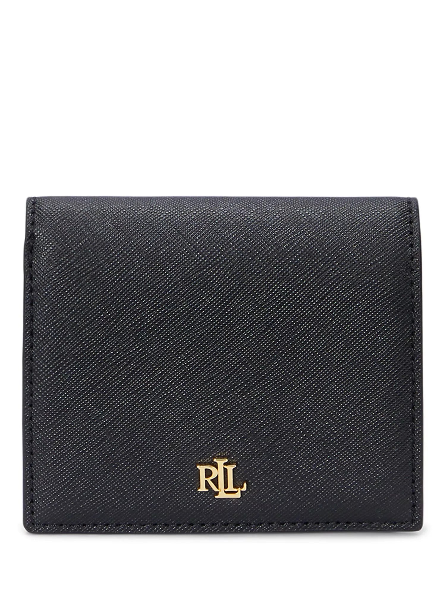 Ralph Lauren Leder Brieftasche genarbt Bi-Fold, UK Version