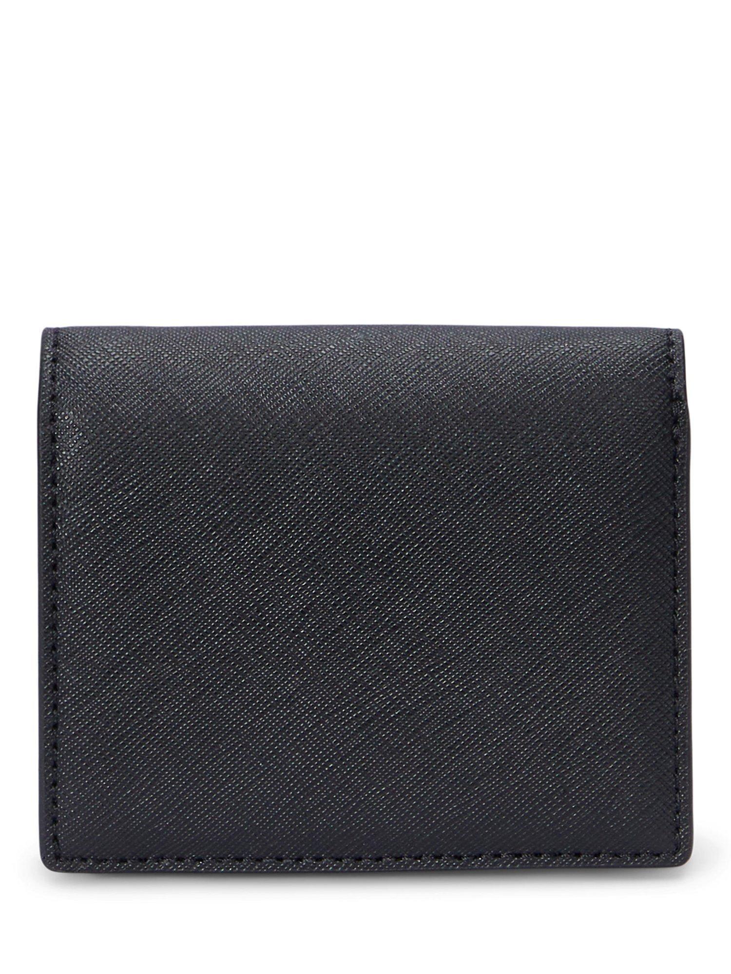 Ralph Lauren Leder Brieftasche genarbt Bi-Fold, UK Version