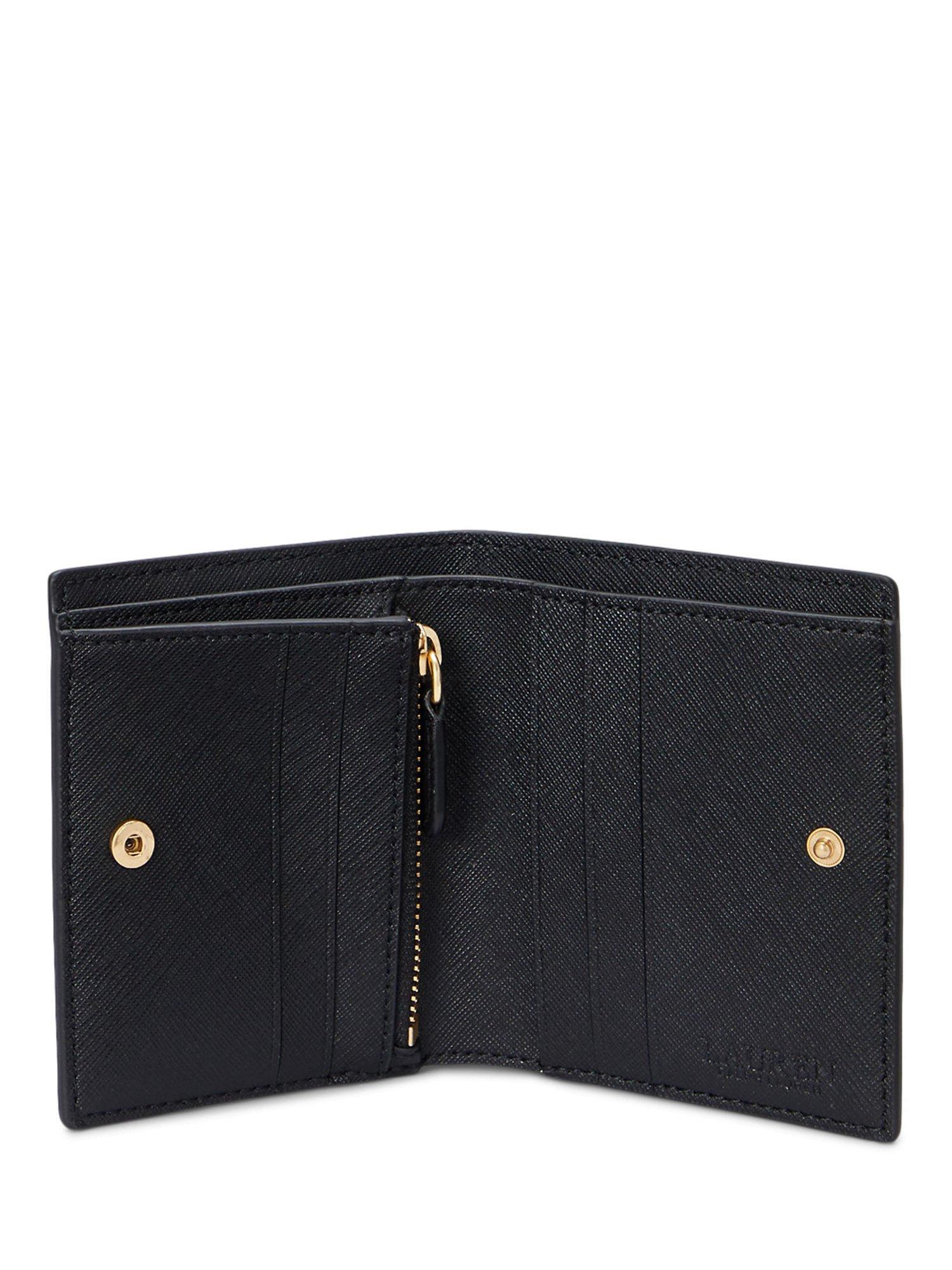 Ralph Lauren Leder Brieftasche genarbt Bi-Fold, UK Version