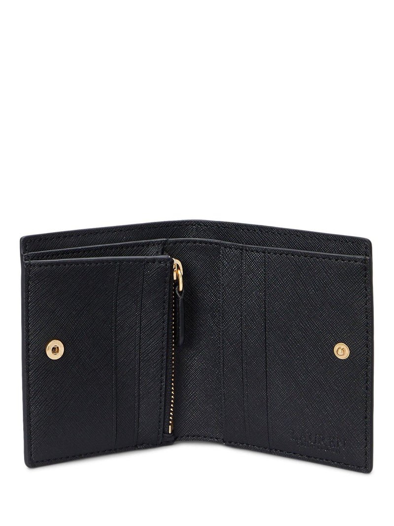 Ralph Lauren Leder Brieftasche genarbt Bi-Fold, UK Version