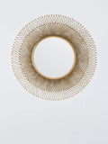 John Lewis round gold metal wall mirror 65cm - British product
