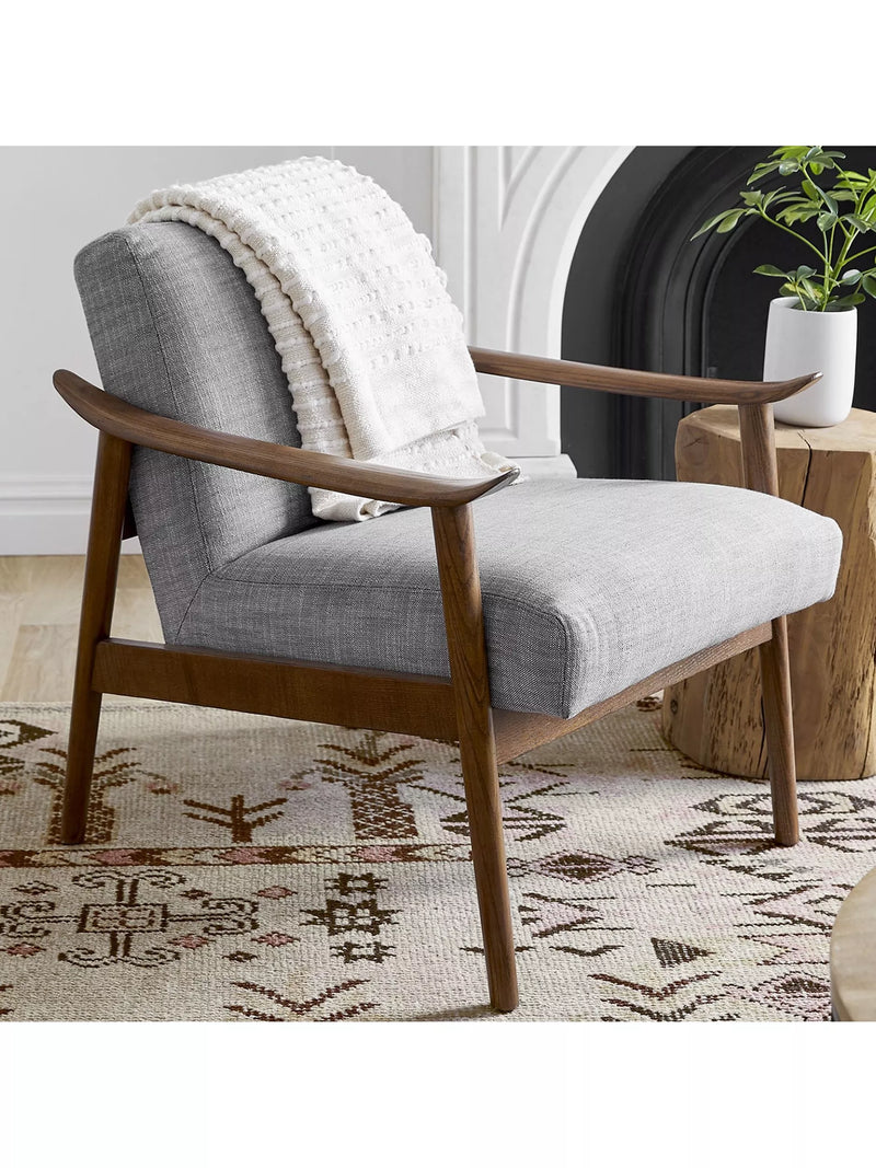 West Elm soft corded throw natural - British product