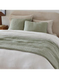 West Elm Baumwoll-Matelasse-Tagesdecke King Size (britische Marke)