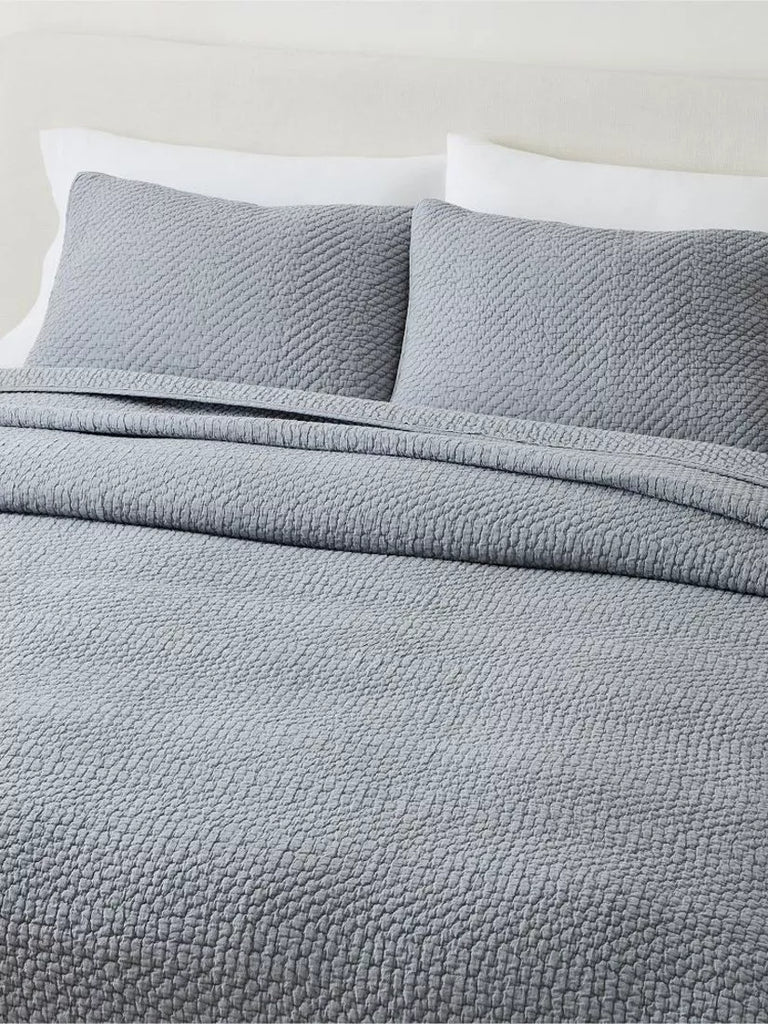 west elm Reflections Cotton Matelasse Bedspread, Super King