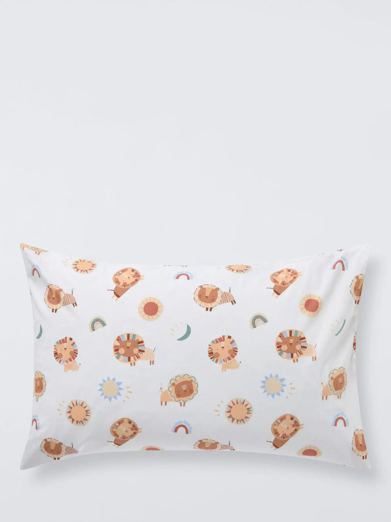 John Lewis kids lion print duvet cover set single pure cotton, UK version
