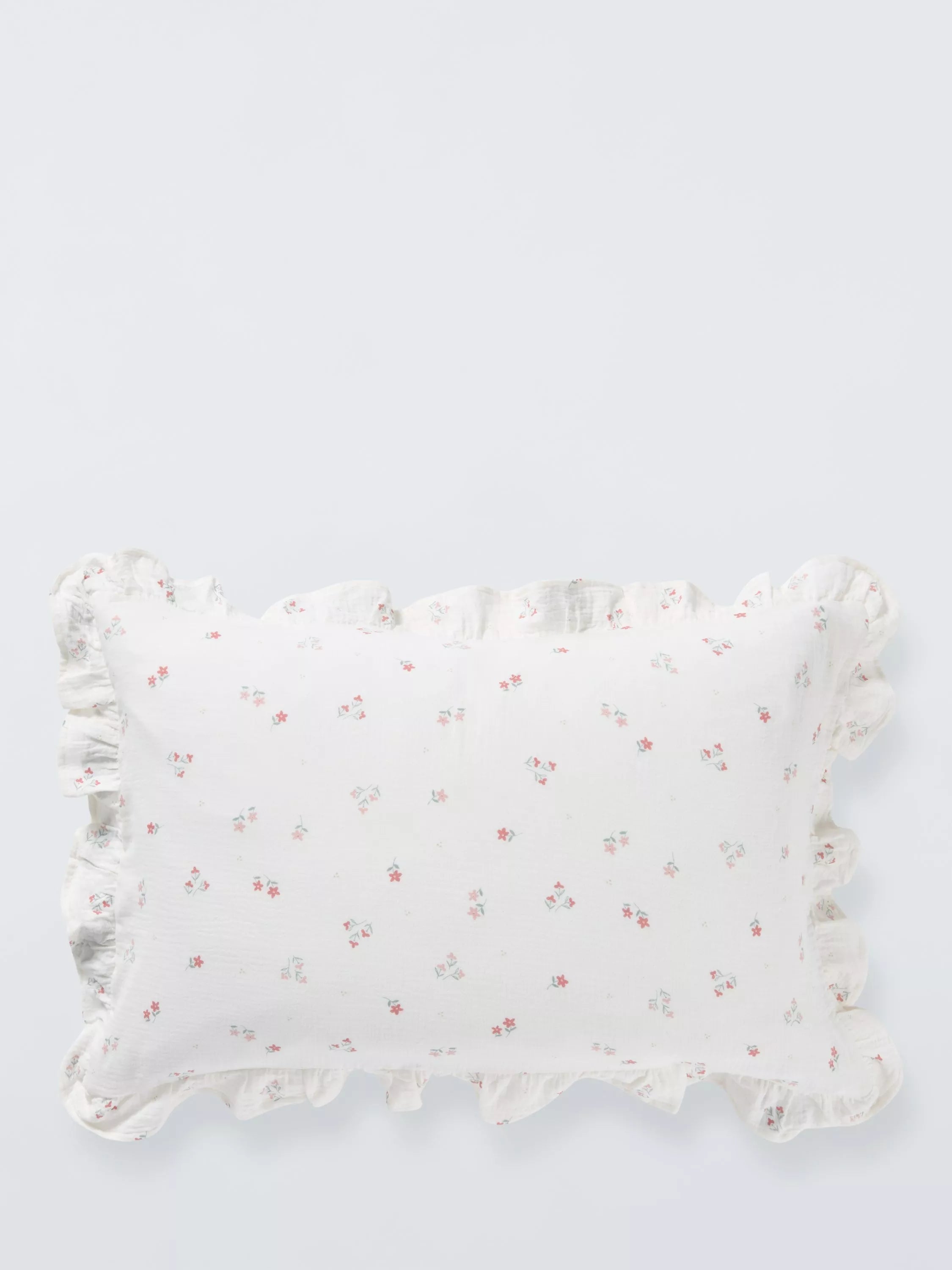 John Lewis kids primrose ruffle cotton duvet set white, UK version