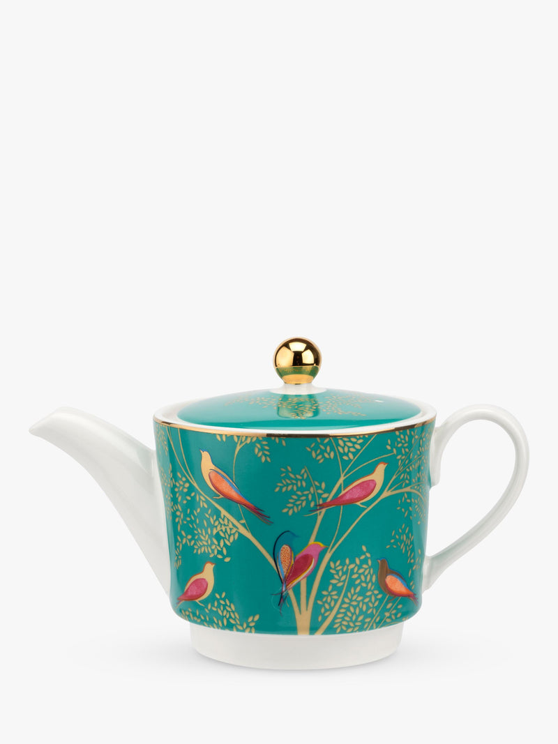Sara Miller Chelsea Collection tea for one set fine china 350ml green, UK version
