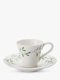 Sophie Conran Portmeirion mistletoe espresso cup saucer 80ml - British product