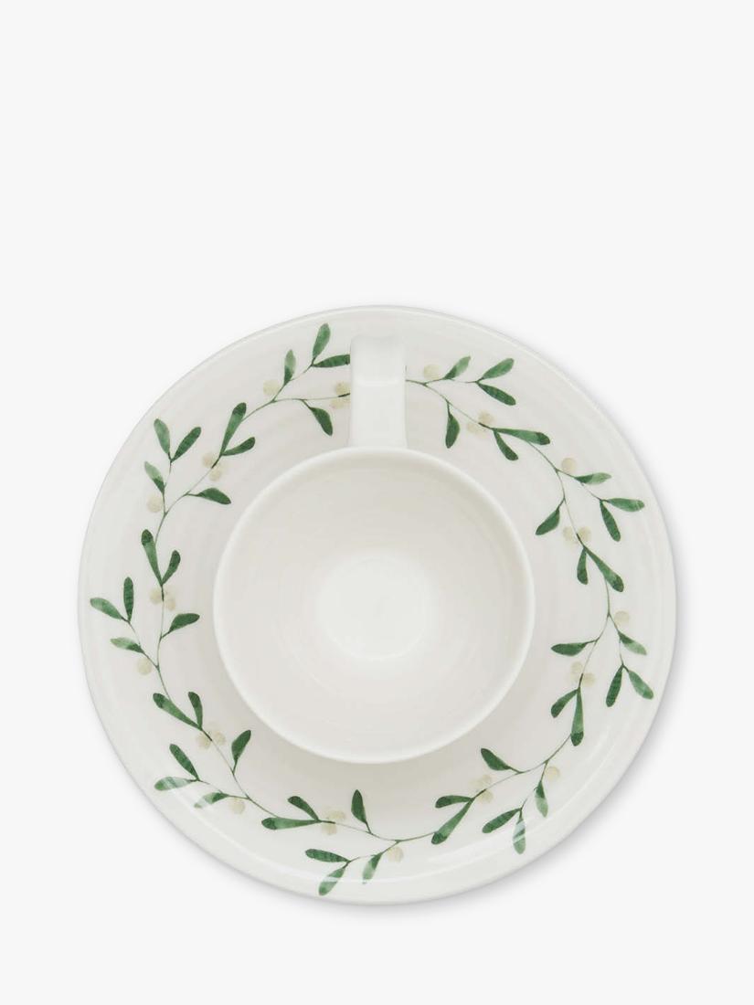 Sophie Conran Portmeirion mistletoe espresso cup saucer 80ml - British product