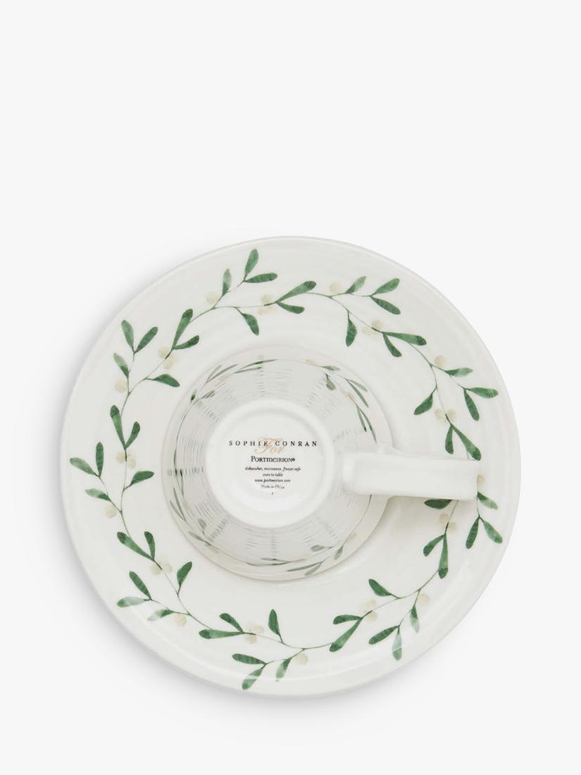 Sophie Conran Portmeirion mistletoe espresso cup saucer 80ml - British product