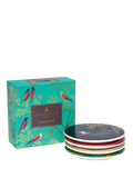 Sara Miller Chelsea Collection fine china round coasters set of 4 (British brand)