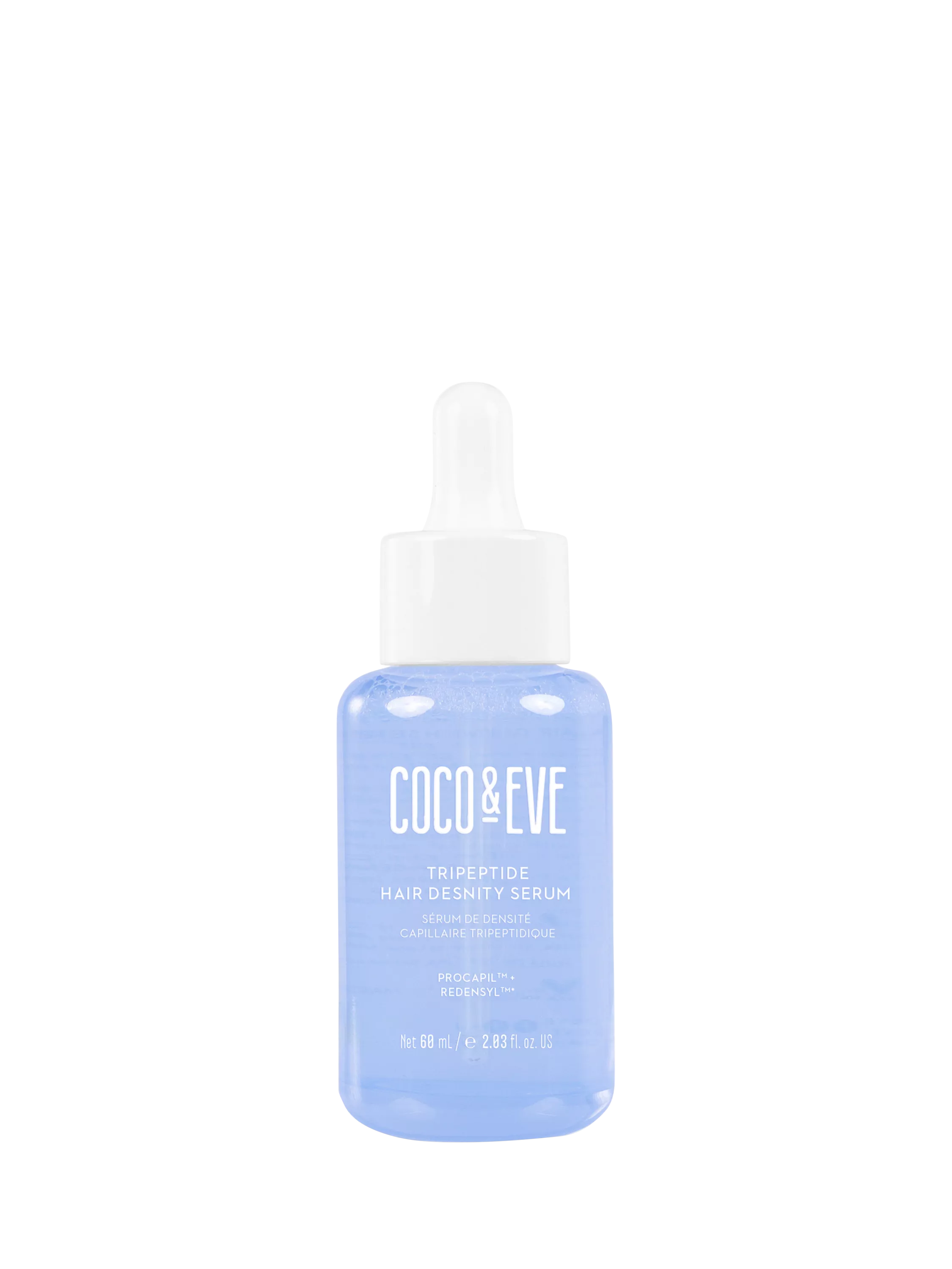 Coco & Eve tripeptide hair density serum 60ml, imported from the UK