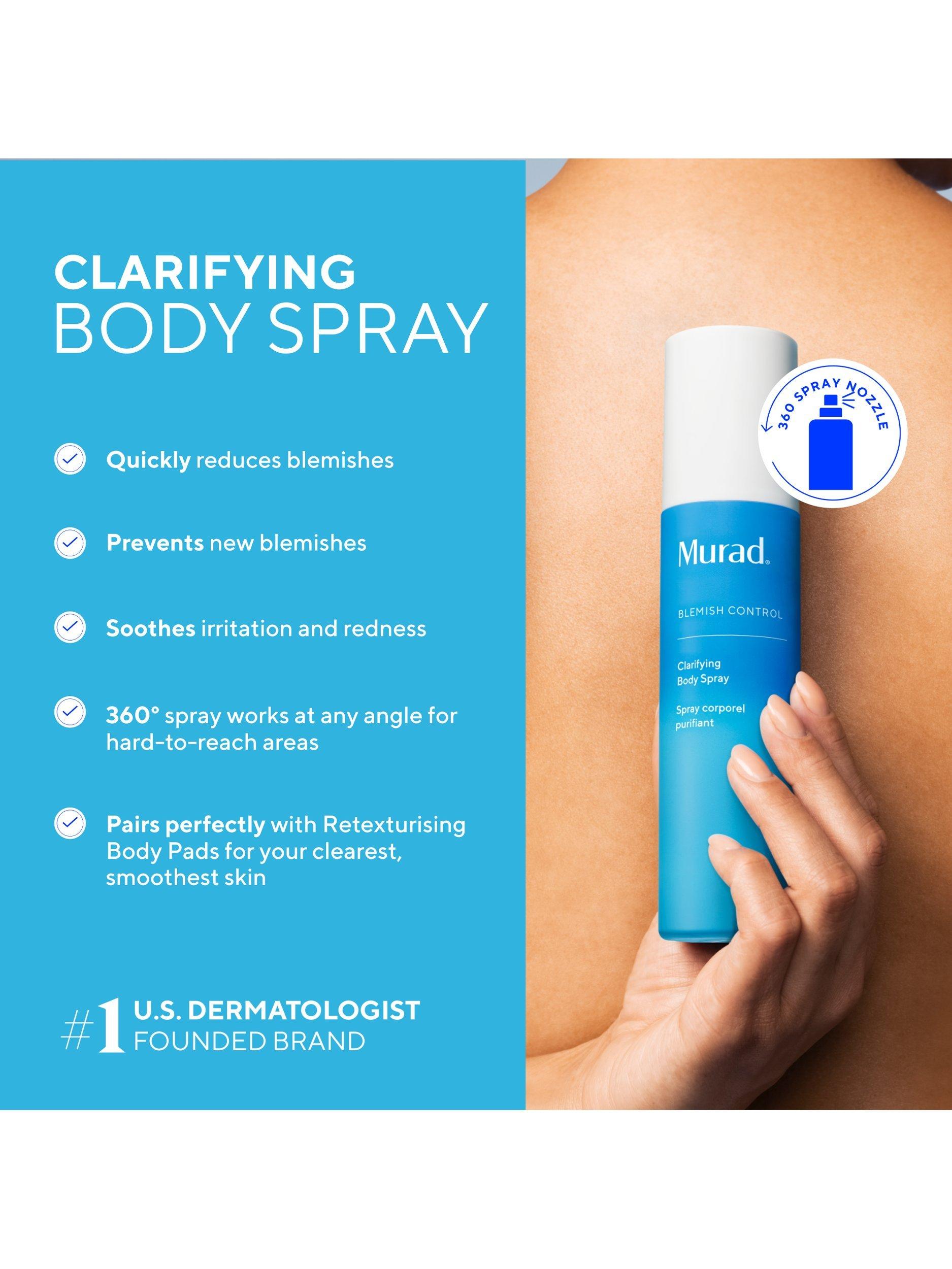 Murad Blemish Control Clarifying Body Spray 180ml, UK version