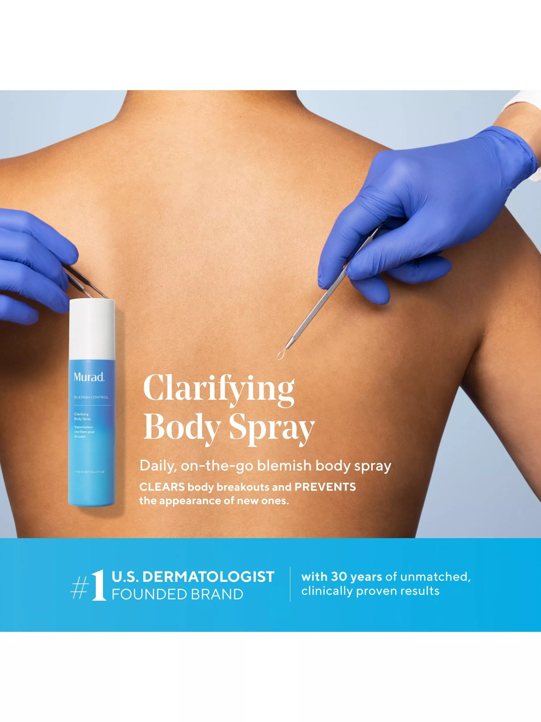 Murad Blemish Control Clarifying Body Spray 180ml, UK version