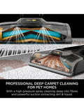 Shark CarpetXpert HairPro Pet Vacuum Cleaner Charcoal Fuchsia (British brand)