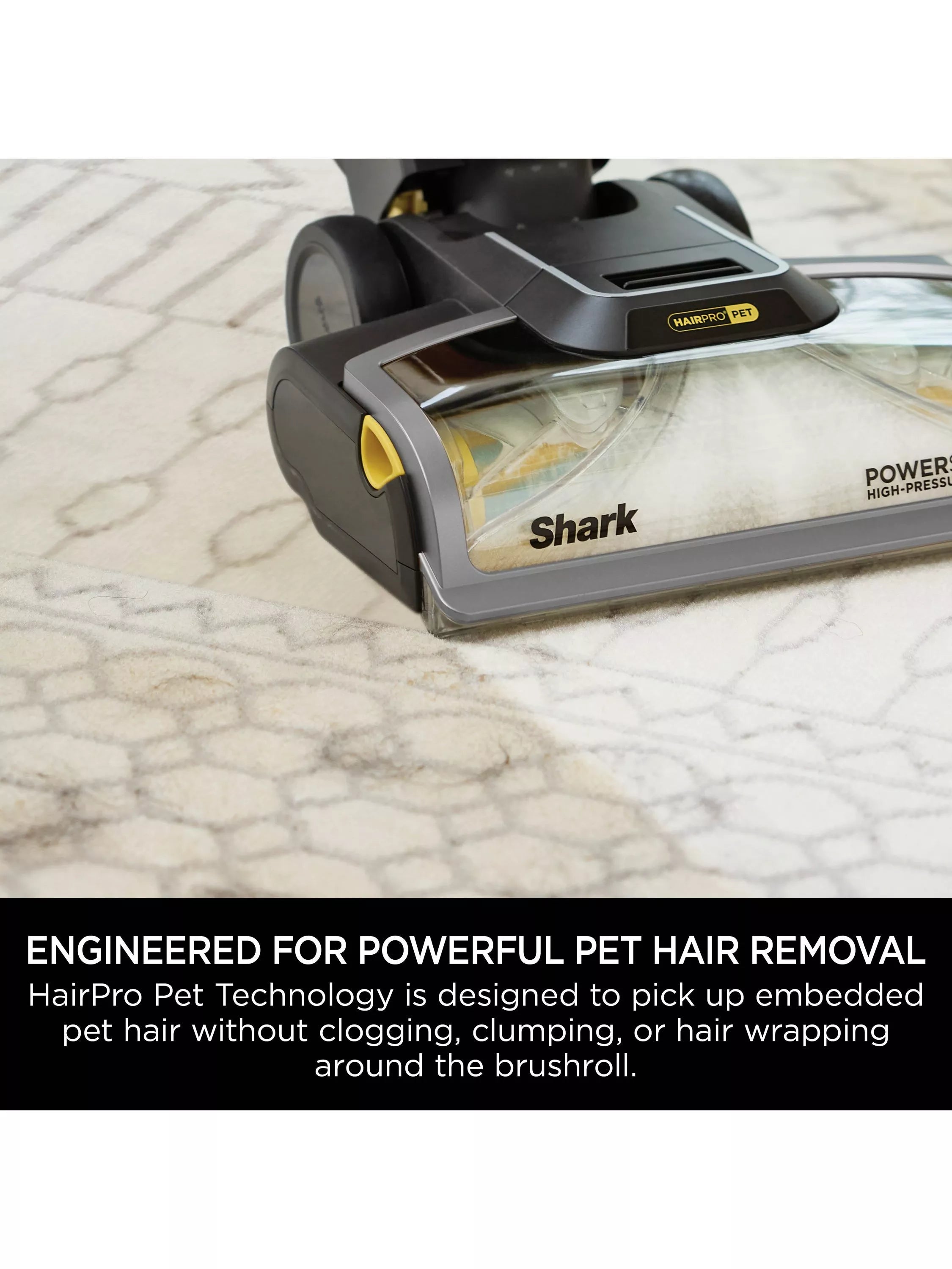 Shark CarpetXpert HairPro Pet Vacuum Cleaner Charcoal Fuchsia (British brand)