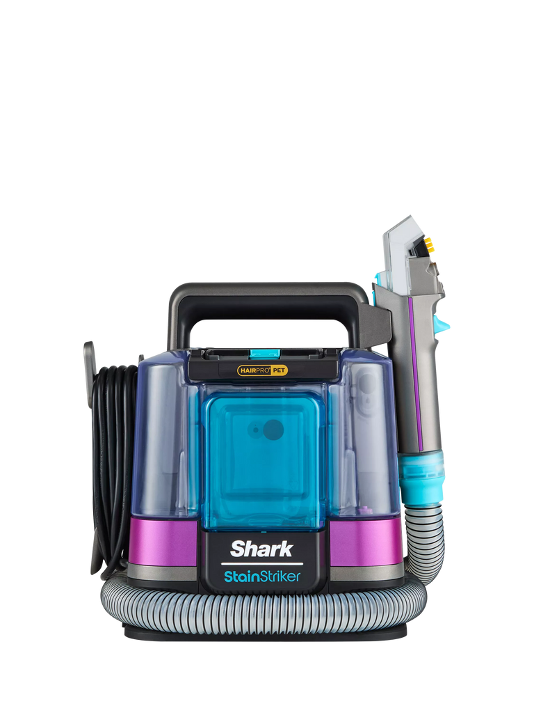 Shark PX250UKT StainStriker HairPro Pet Carpet Cleaner, Silver/Fuchsia