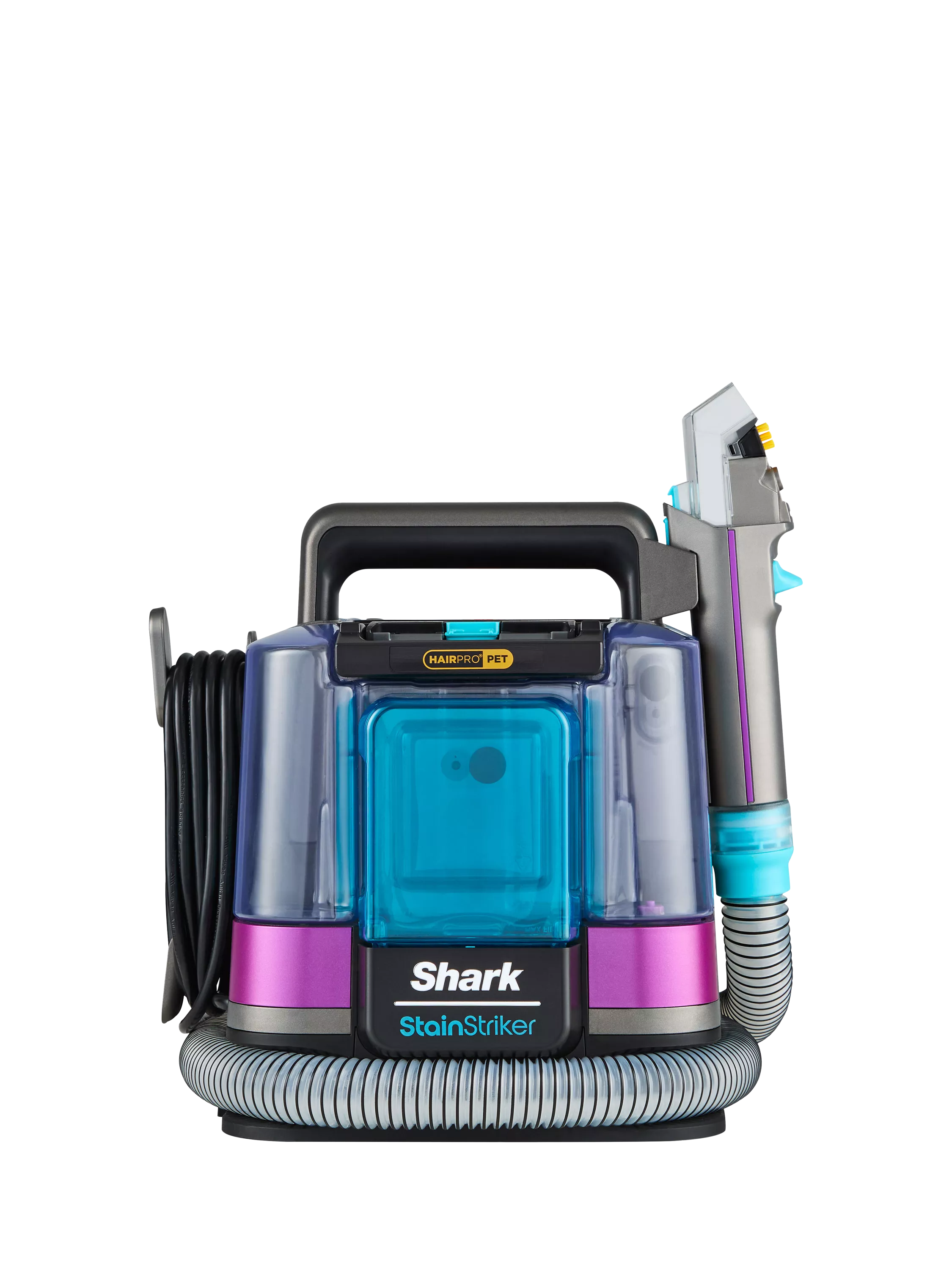 Shark StainStriker HairPro Pet Carpet Cleaner Silver/Fuchsia (British brand)