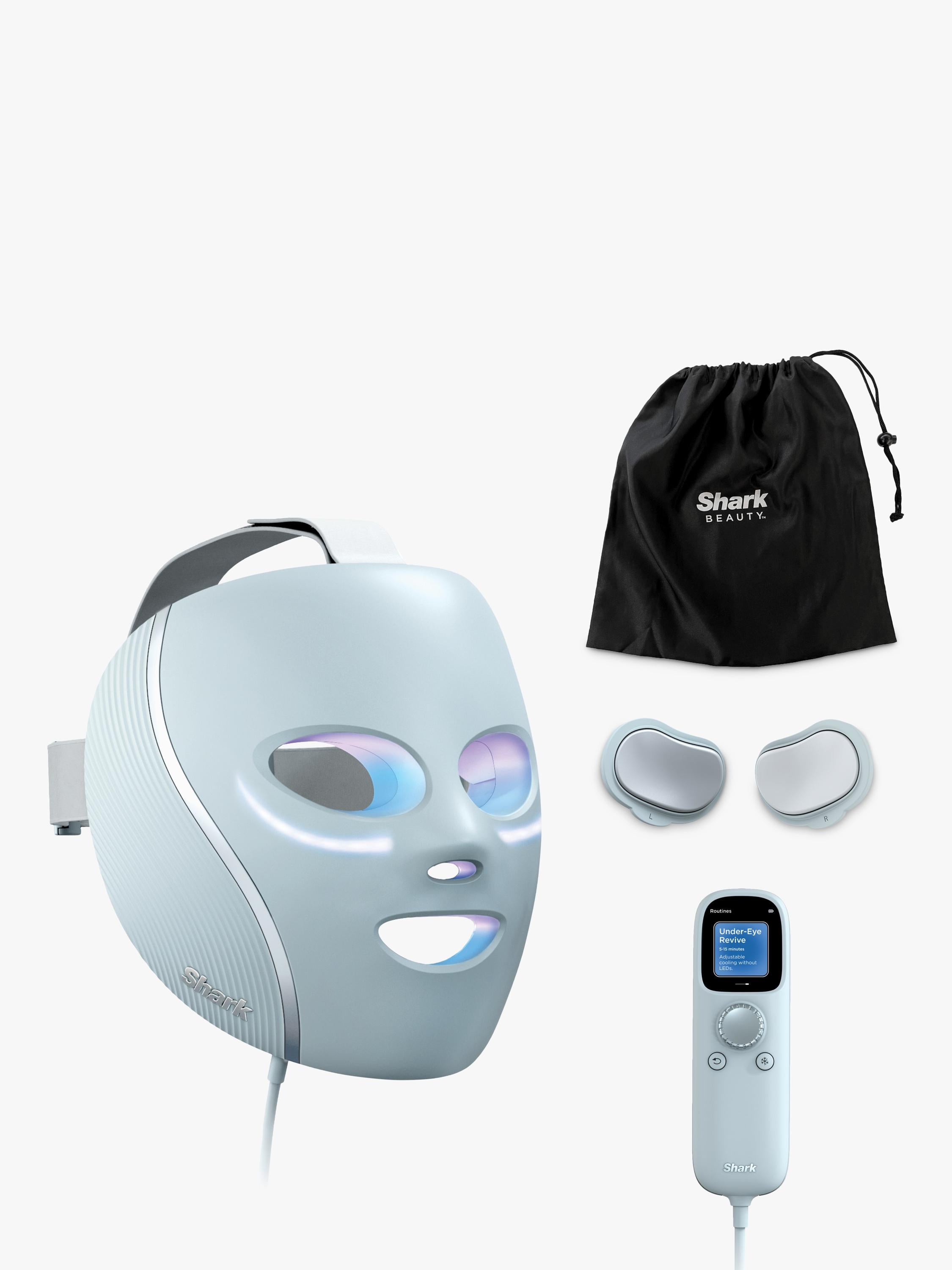 Shark CryoGlow LED Anti-Aging-Maske mit Fernbedienung, importiert aus dem Vereinigten Königreich