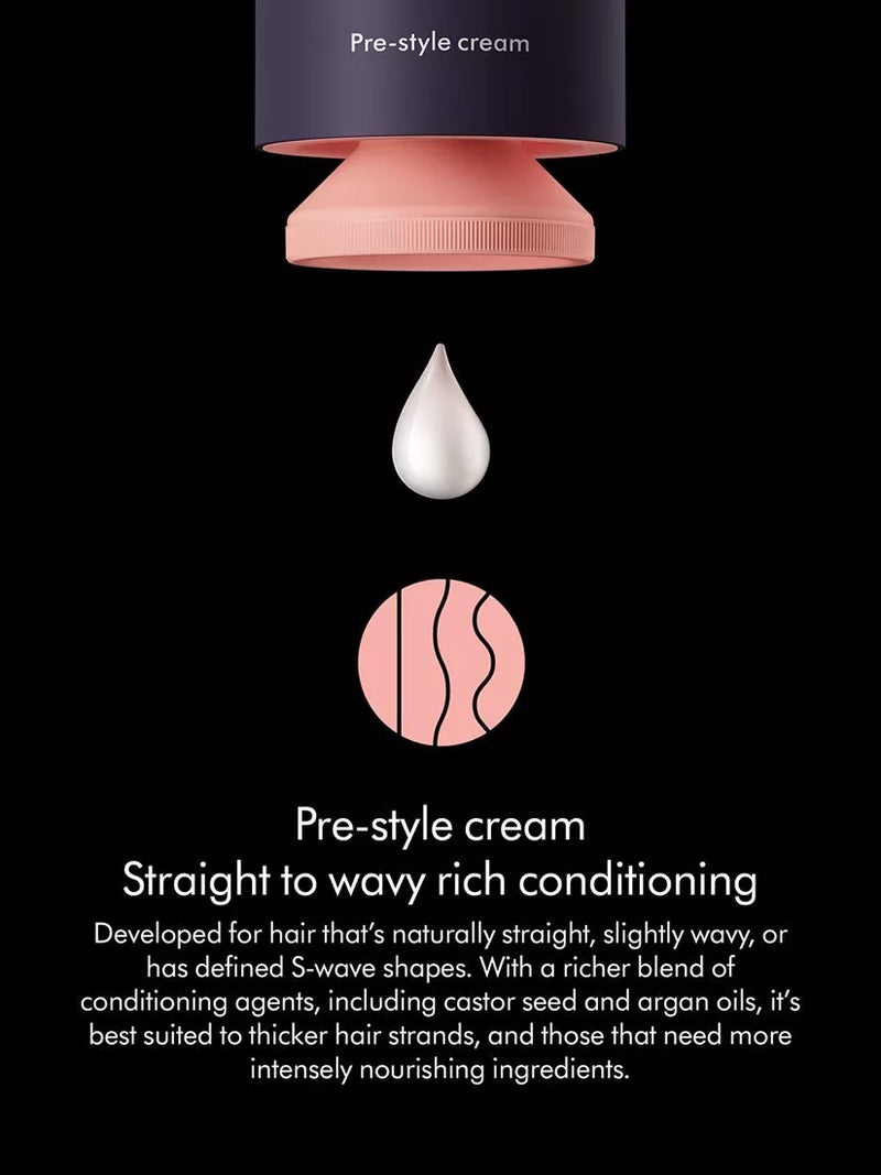 Dyson Chitosan Straight/Wavy Rich Pre Style Hair Cream - British product