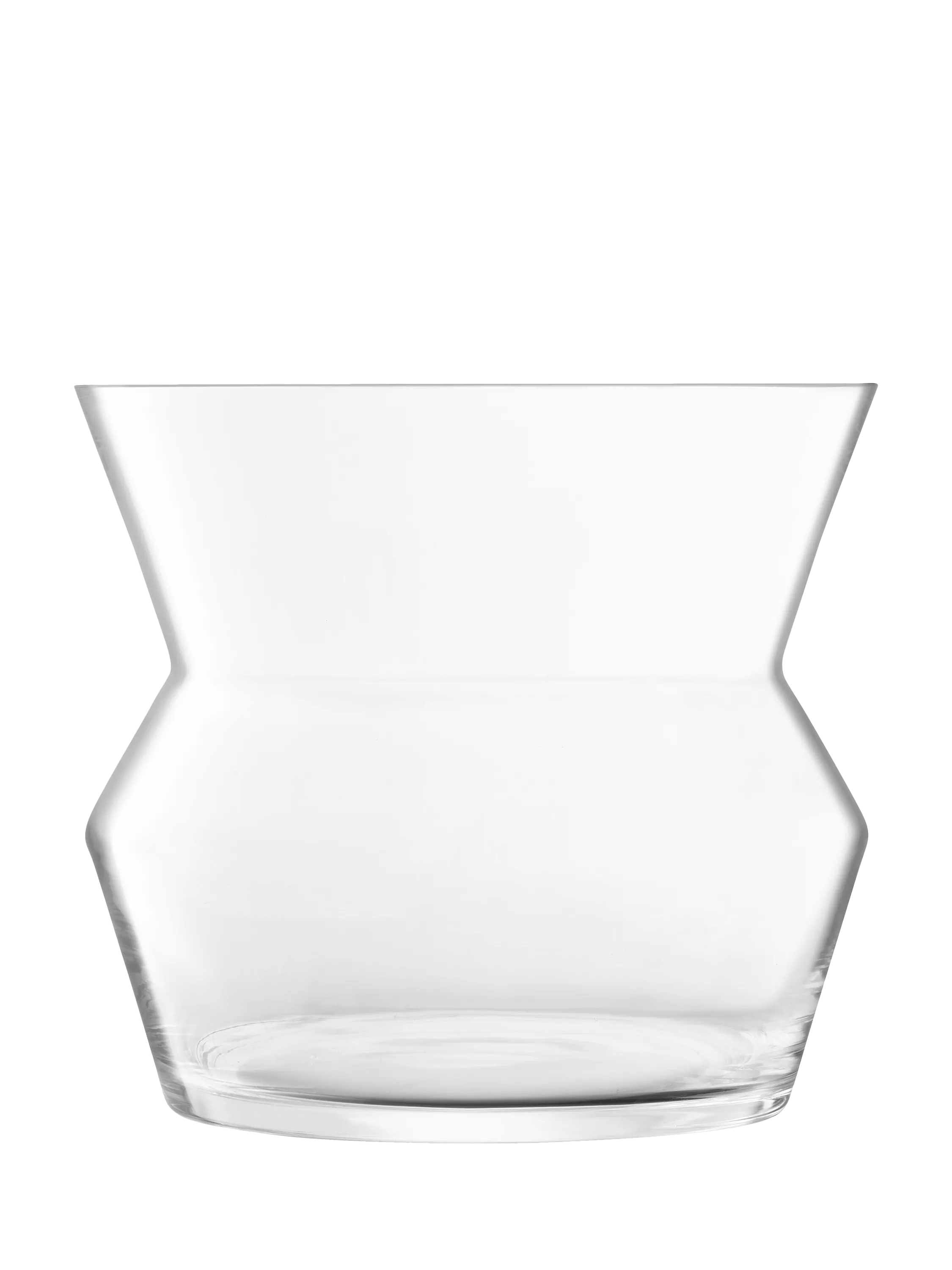LSA International Sculpt Glass Lantern Holder Small 23cm, UK version