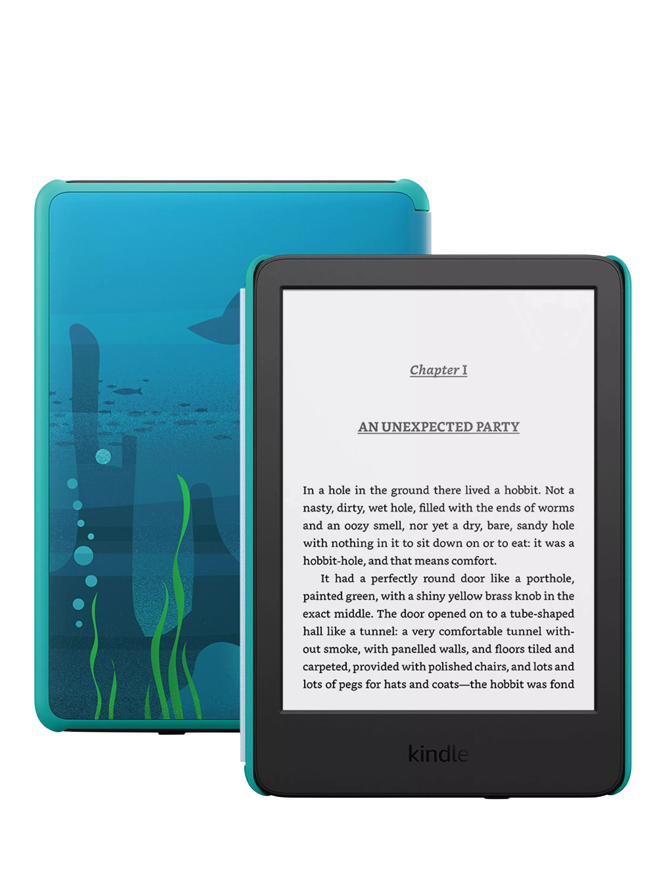 Amazon Kindle Kids Edition (2024) eReader, 6” High Resolution Illuminated Touch Screen, 16GB, Ocean Explorer