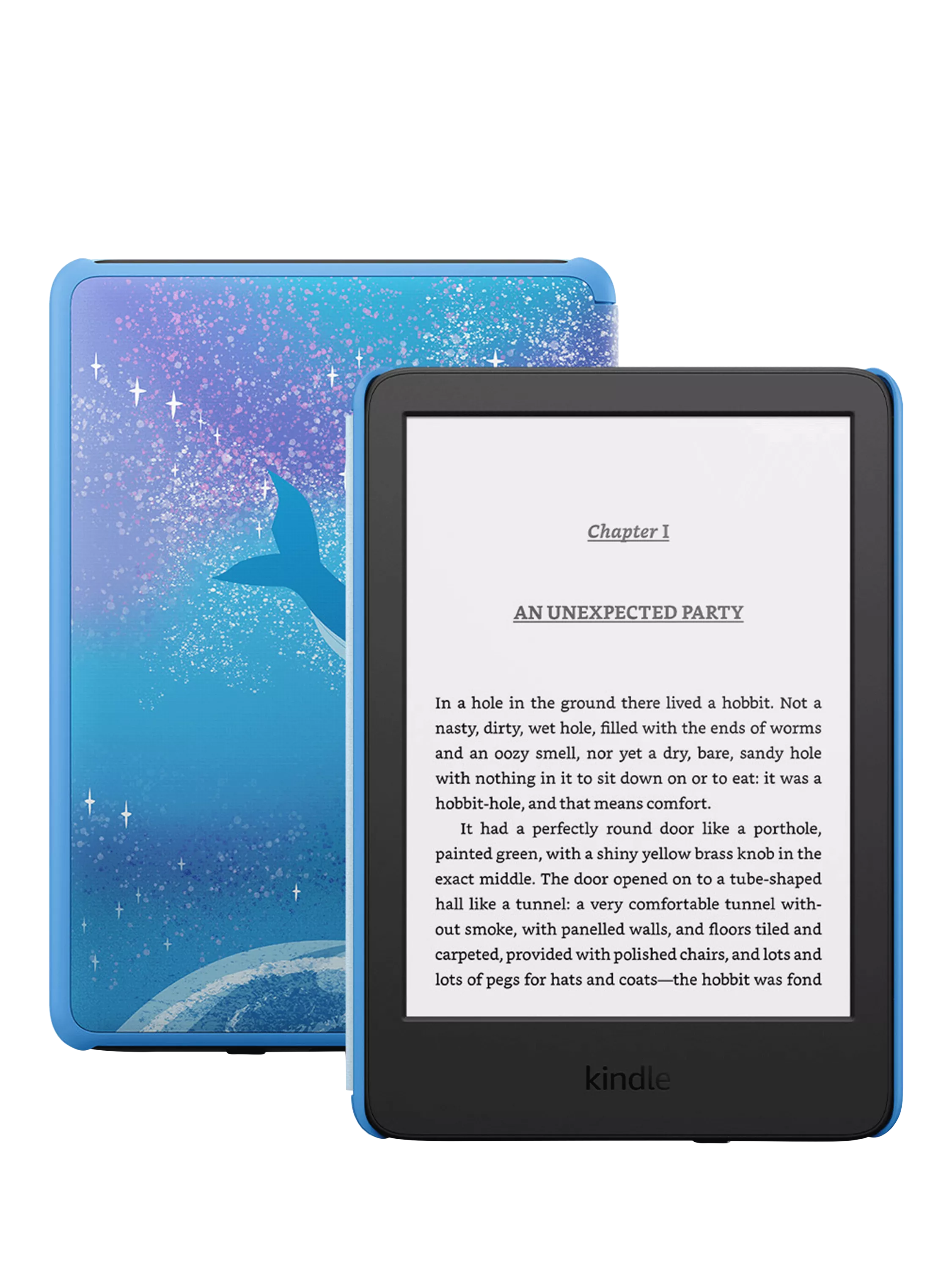 Amazon Kindle Kids Edition (2024) eReader, 6” High Resolution Illuminated Touch Screen, 16GB, Space Whale