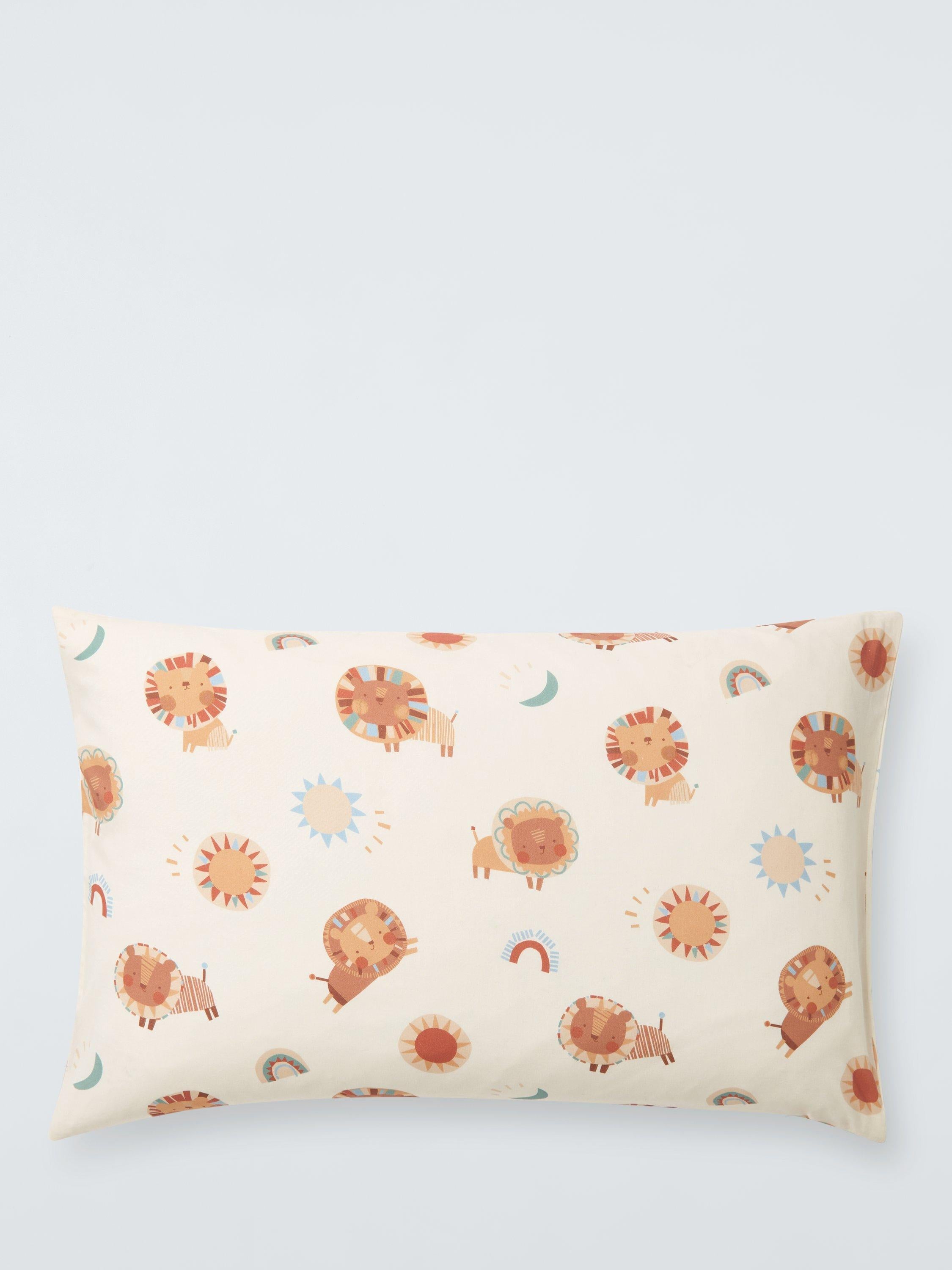 John Lewis reversible cotton duvet cover lion weather cot, UK version