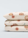 John Lewis reversible cotton duvet cover lion weather cot, UK version