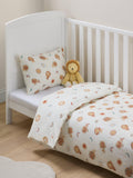 John Lewis reversible cotton duvet cover lion weather cot, UK version