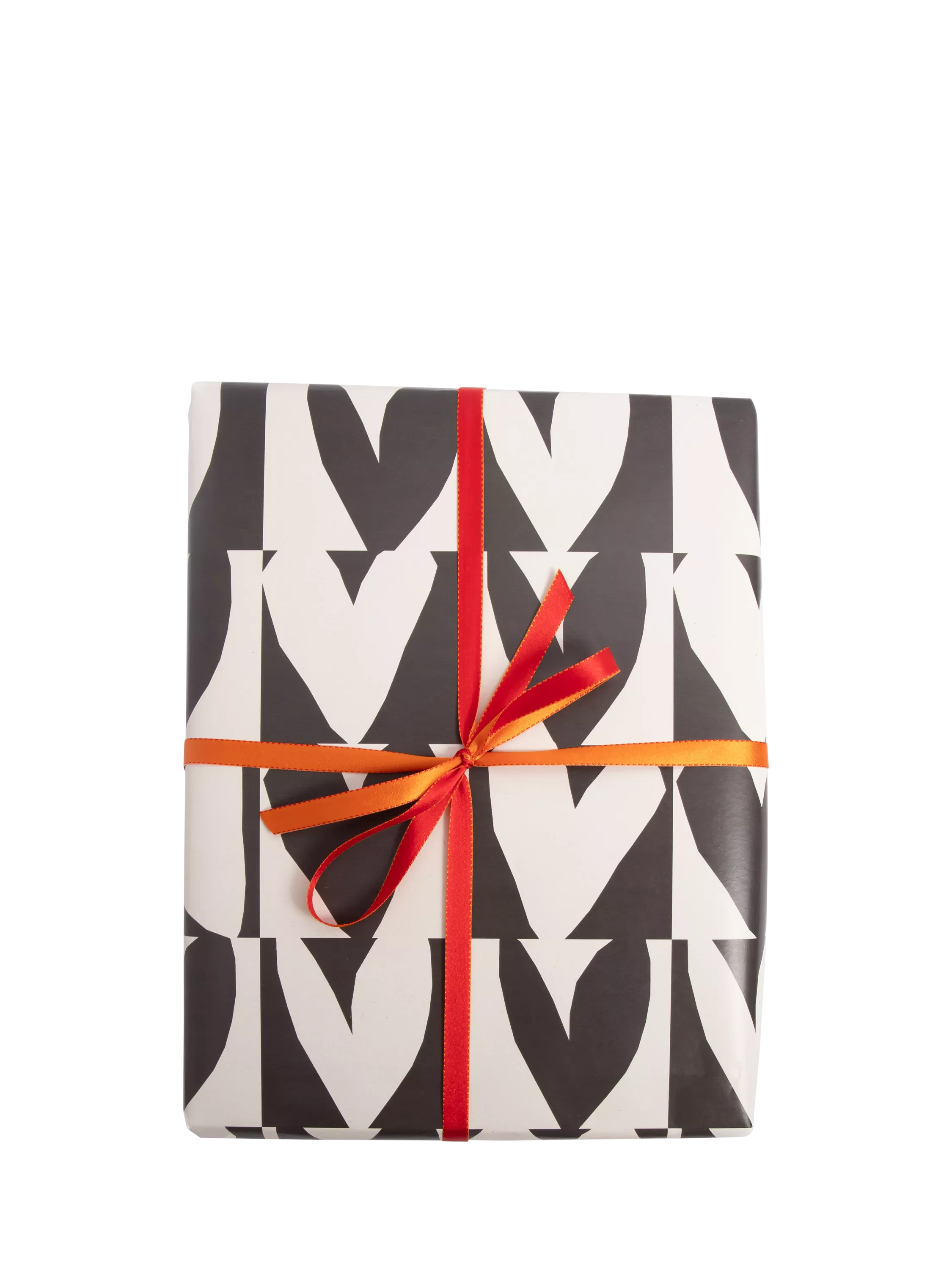 Caroline Gardner monochrome hearts wrapping paper 5m, UK version