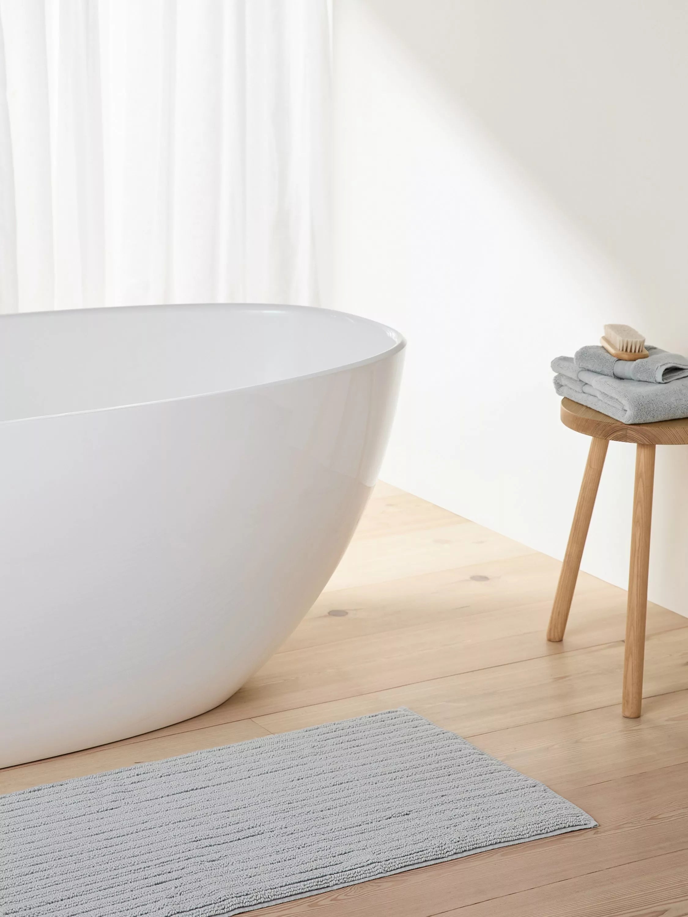 Bedfolk Plush Bath Mat - Rose