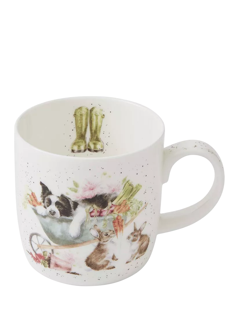 Wrendale Designs Sleeping on the Job mug 310ml - British product