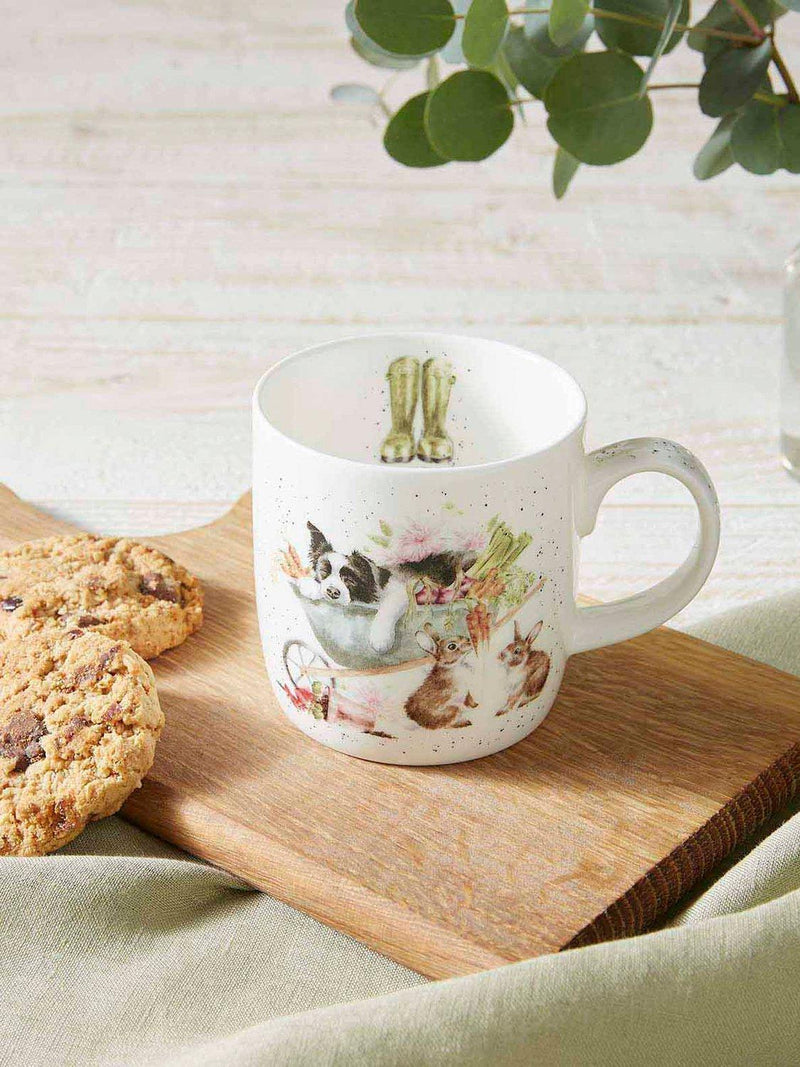 Wrendale Designs Sleeping on the Job mug 310ml - British product