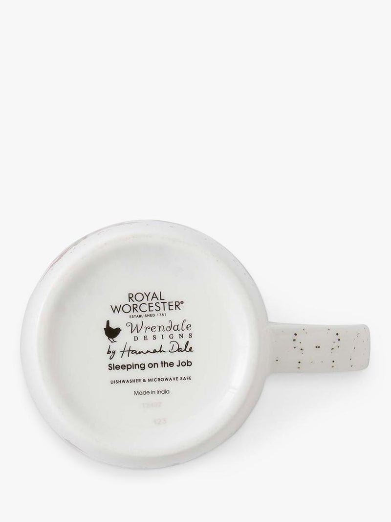 Wrendale Designs Sleeping on the Job mug 310ml - British product