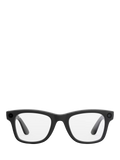 Ray-Ban Meta Wayfarer Glasses, Matte Black, Clear to G15 Green Transitions Lens, Large