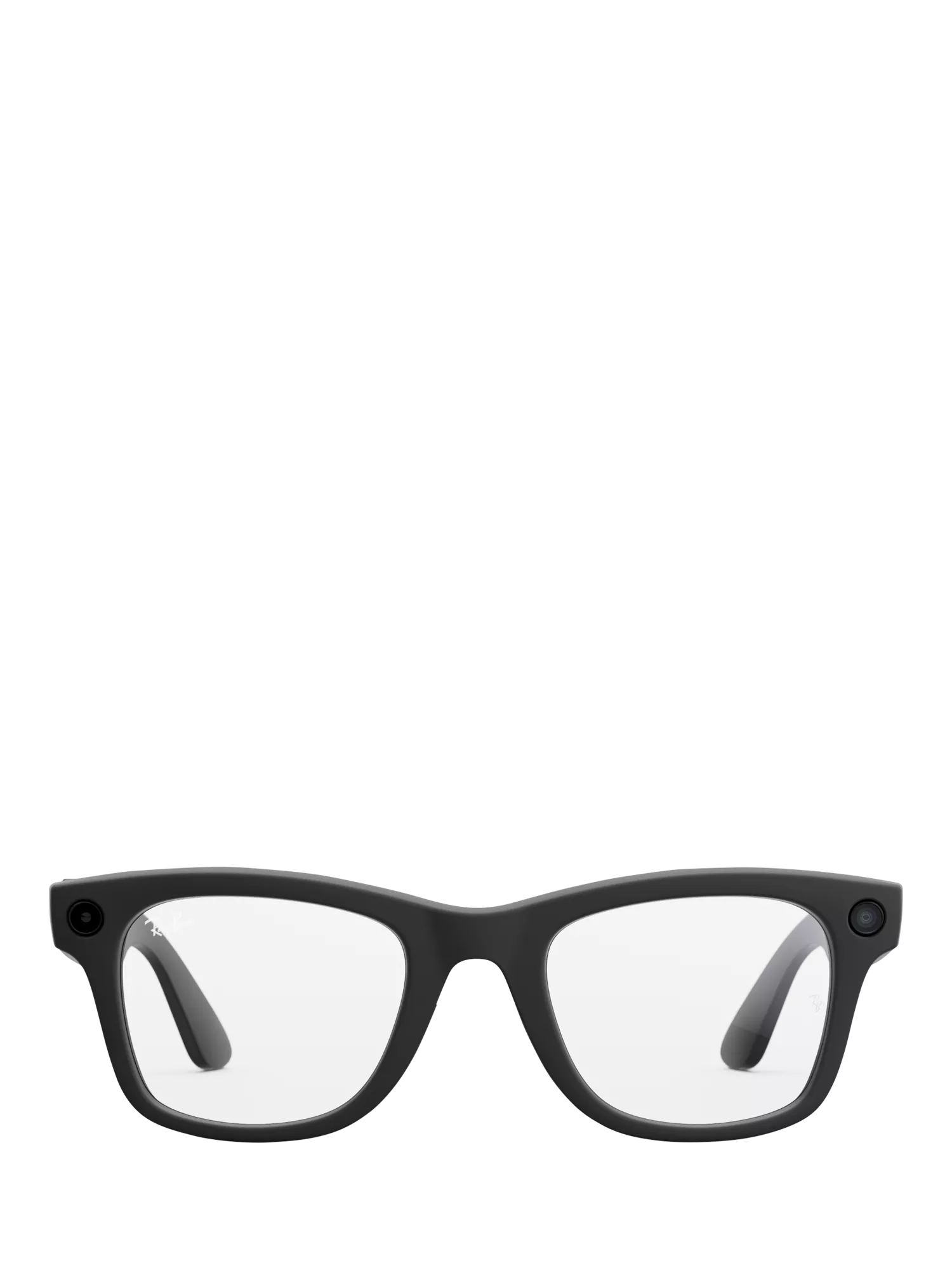 Ray-Ban Meta Wayfarer Glasses, Matte Black, Clear to G15 Green Transitions Lens