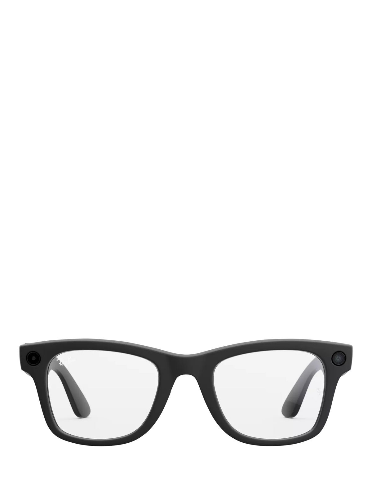 Ray-Ban Meta Wayfarer Glasses, Matte Black, Clear to G15 Green Transitions Lens