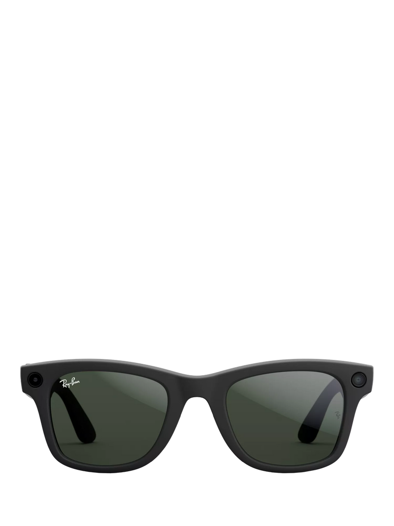 Ray-Ban Meta Wayfarer smart glasses matte black Transitions lenses, UK version