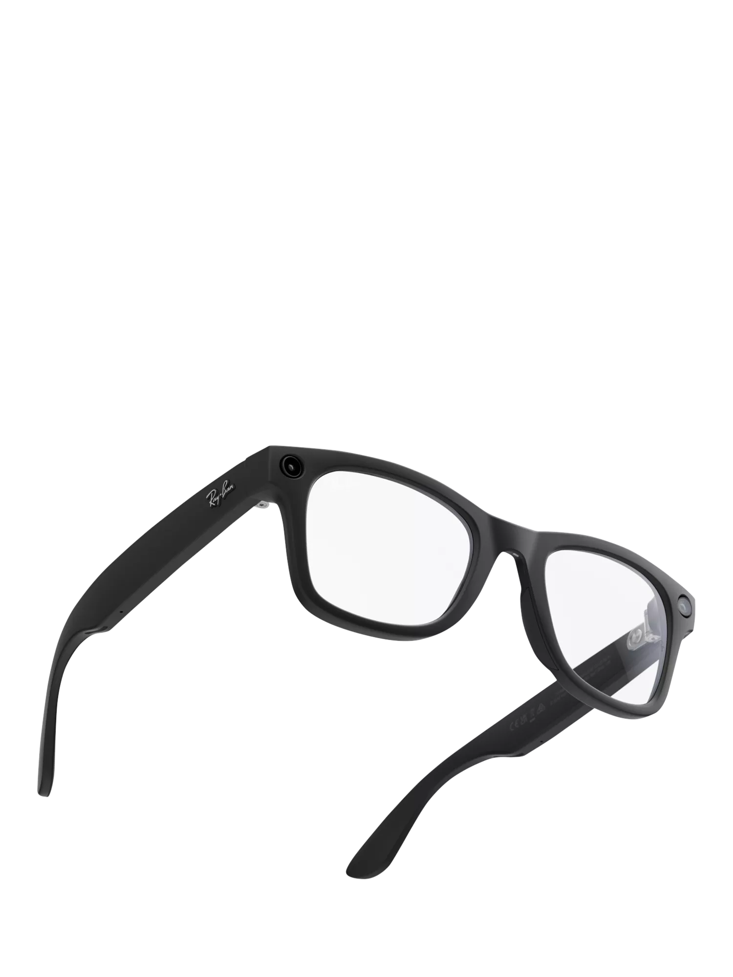Ray-Ban Meta Wayfarer smart glasses matte black Transitions lenses, UK version