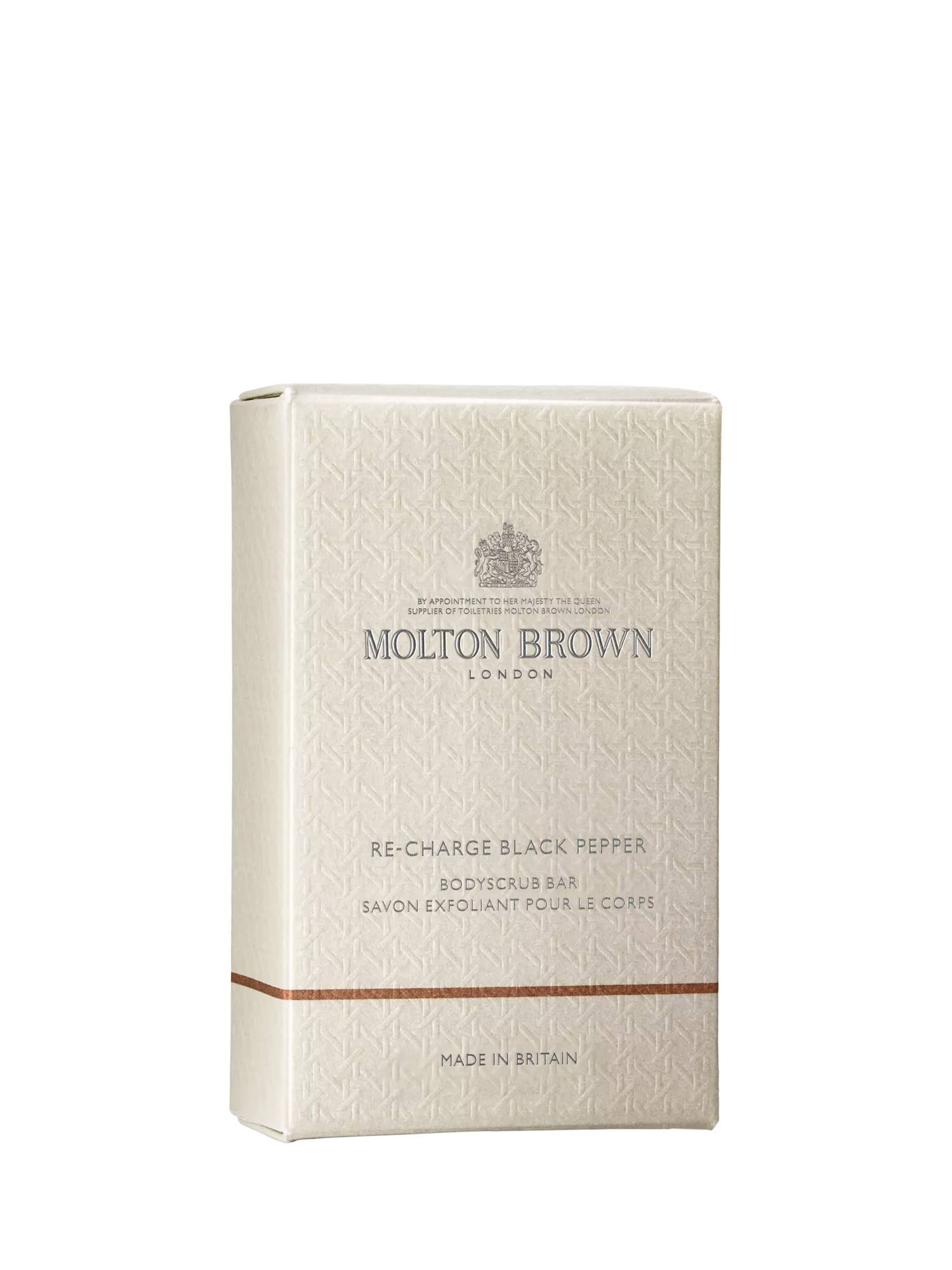Molton Brown black pepper body scrub bar 250g - British product